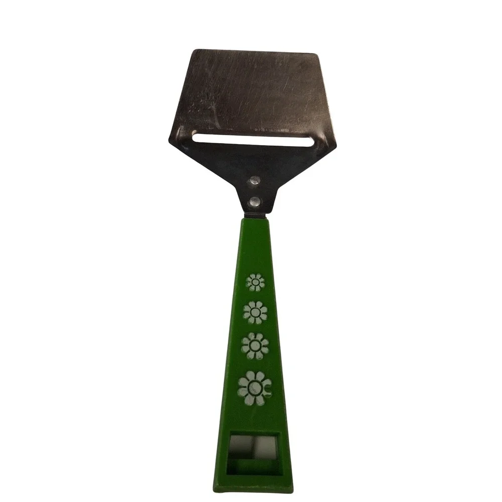 Vintage Travco Flower Power Daisy Green Cheese‎ Slicer GUC